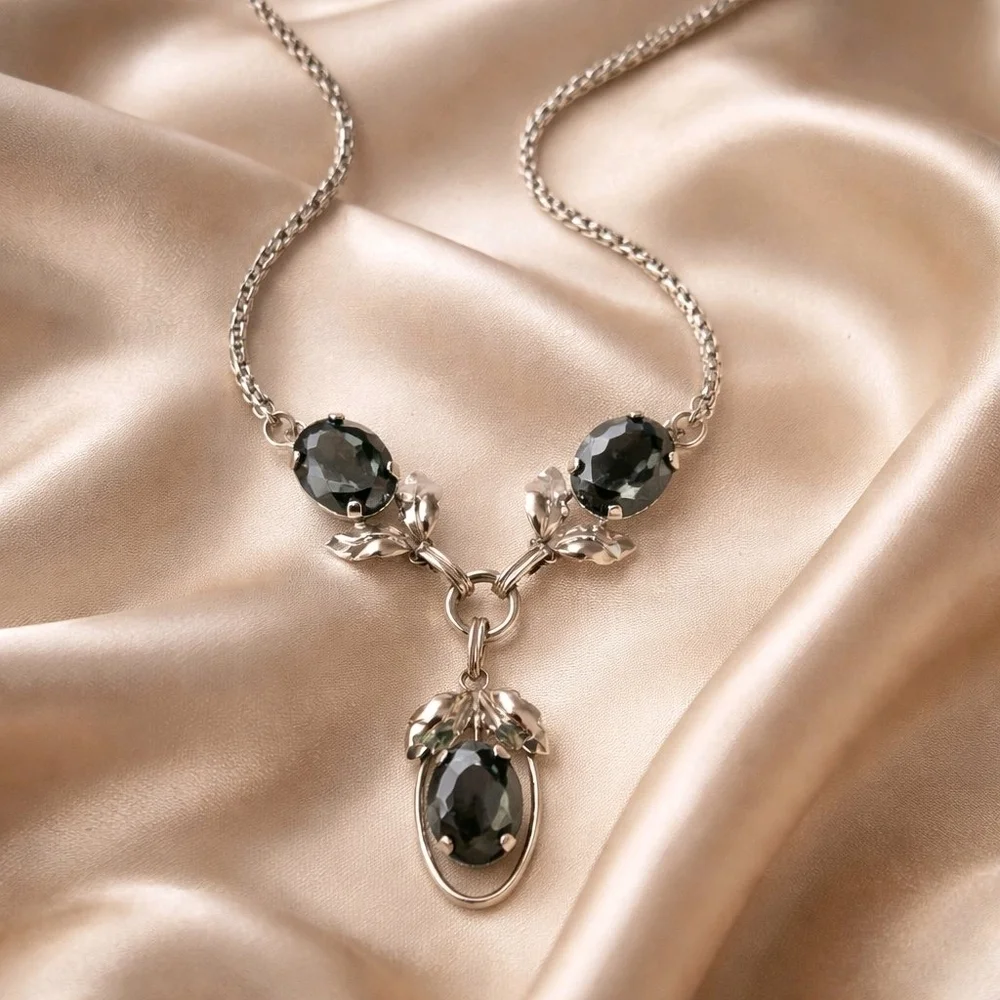 Vtg Van Dell Sterling Necklace